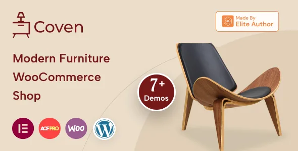 coven furniture store wordpress woocommerce theme 1