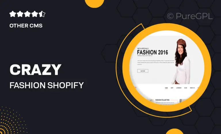 crazy fashion shopify responsive theme