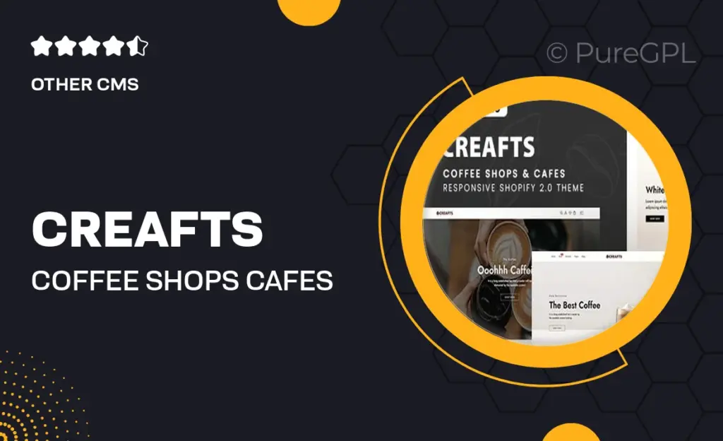 Creafts – Coffee Shops & Cafes Shopify 2.0 Theme 13 Creafts – Coffee Shops & Cafes Shopify 2.0 Theme