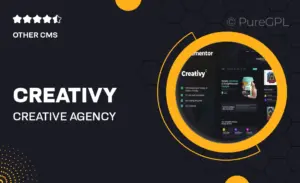 Creativy – Creative Agency & Portfolio Elementor Template Kit