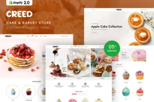Creed – Cake & Bakery Responsive Shopify 2.0 Theme