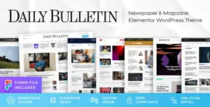 Daily Bulletin – Magazine & Newspaper WordPress Theme