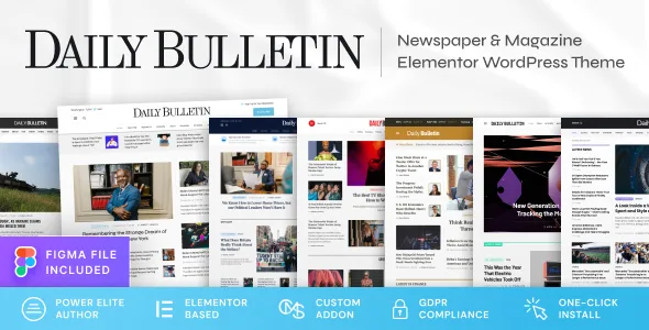 Daily Bulletin – Magazine & Newspaper WordPress Theme