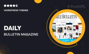 Daily Bulletin – Magazine & Newspaper WordPress Theme