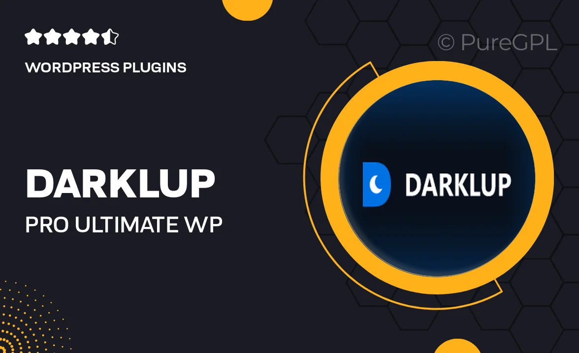 Darklup Pro Ultimate – WP Dark Mode