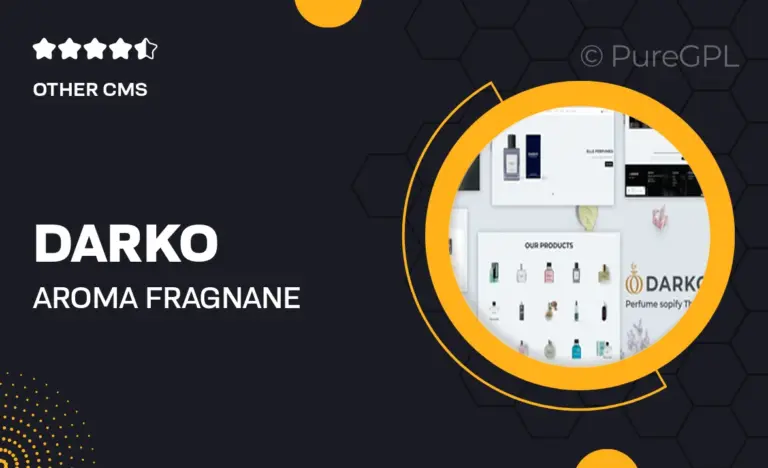 darko aroma fragnane perfume shopify theme