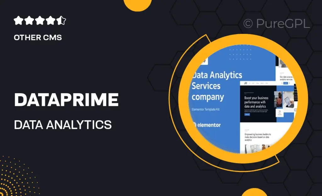 Dataprime – Data Analytics Services Elementor Template Kit 8 Dataprime – Data Analytics Services Elementor Template Kit