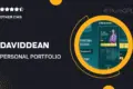DavidDean – Personal Portfolio & Resume Elementor Template Kit