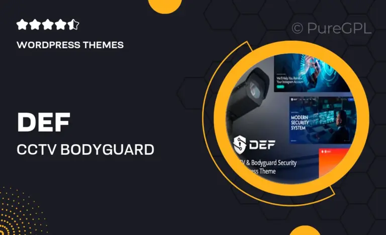 def cctv bodyguard security wordpress theme