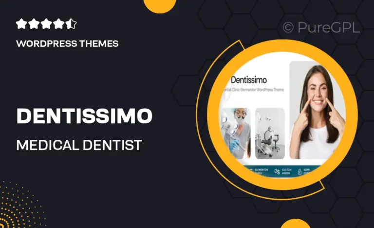 dentissimo medical dentist wordpress theme