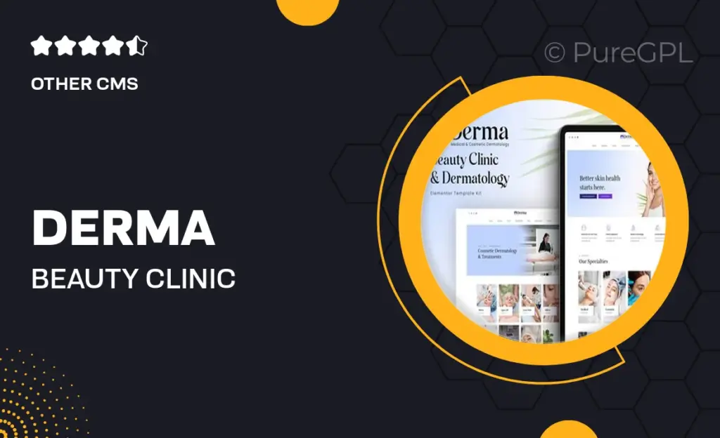 Derma – Beauty Clinic & Dermatology Elementor Template Kit 35 Derma – Beauty Clinic & Dermatology Elementor Template Kit