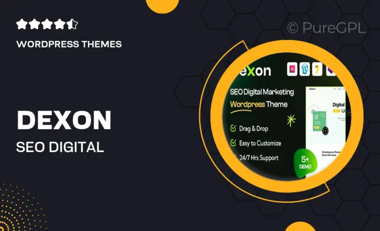 dexon seo digital marketing wordpress theme