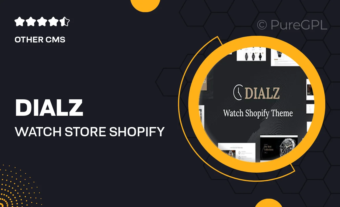 Dialz – Watch Store Shopify Theme