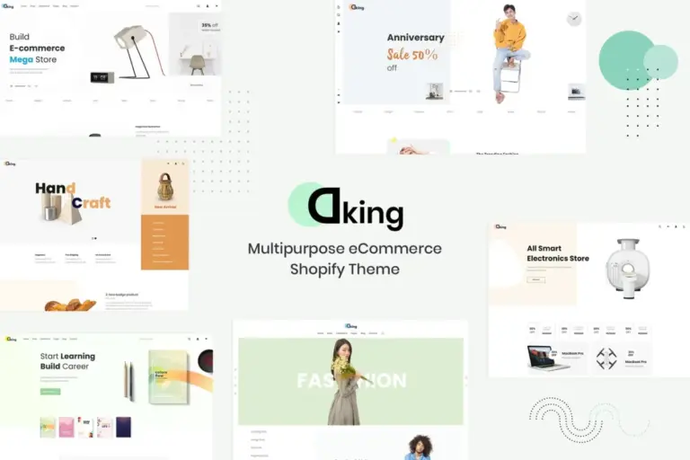 dking multipurpose ecommerce shopify theme 1