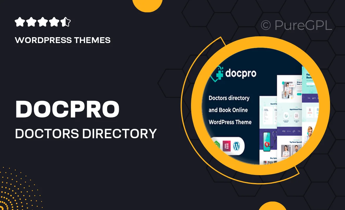 Docpro – Doctors directory WordPress Theme