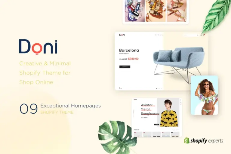 doni minimalist shopify theme 1