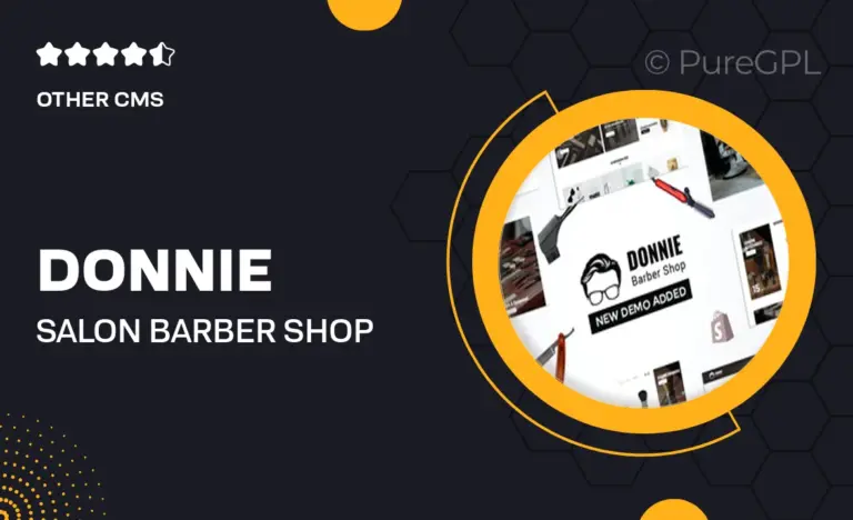 donnie salon barber shop shopify theme
