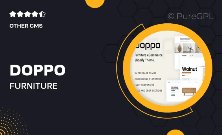 doppo furniture multipurpose shopify theme
