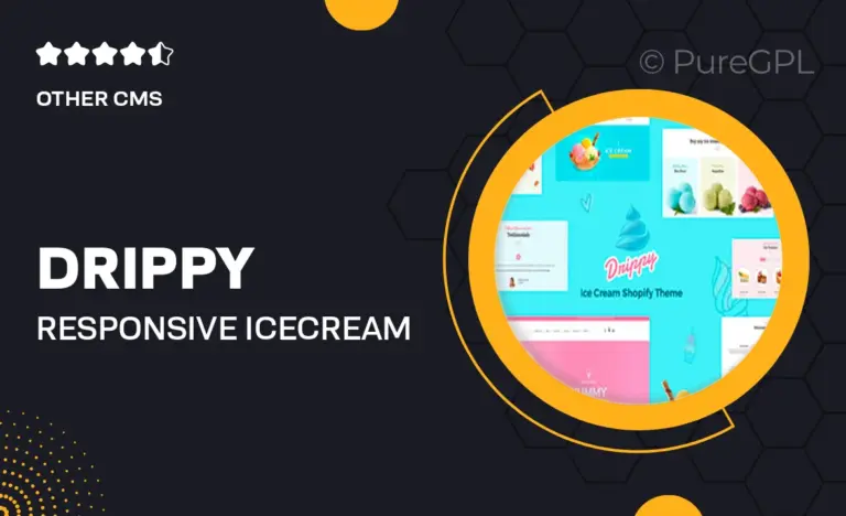 drippy responsive icecream shopify theme