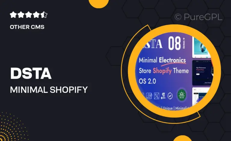 dsta minimal shopify theme os 2 0