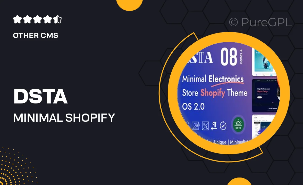 Dsta – Minimal Shopify Theme OS 2.0