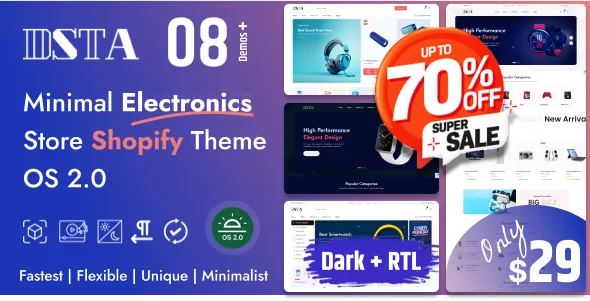 dsta minimal shopify theme os 20