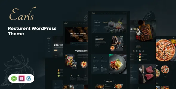 earls restaurant wordpress theme 1