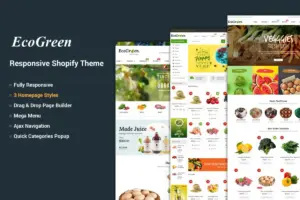 Ecogreen – Organic Fruit Vegetable Shopify Theme