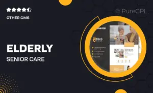 Elderly – Senior Care Services Elementor Template Kit