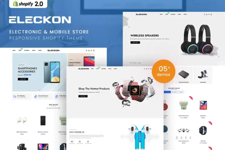 eleckon electronic store shopify 20 theme