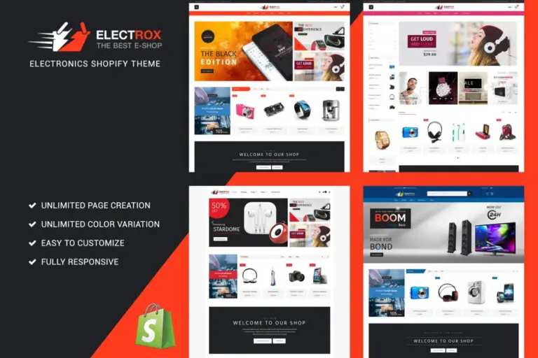 electrox electronics shopify theme 1