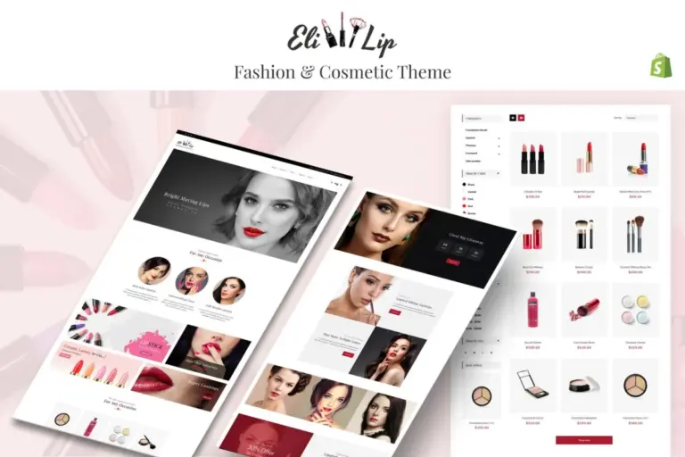 eli lipstick nail polish store shopify theme 1