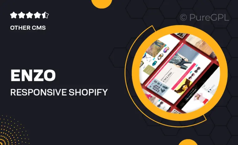 enzo responsive shopify multi purpose theme
