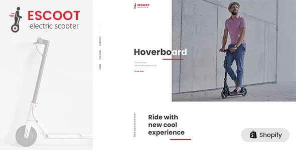 escoot single product shopify theme 1