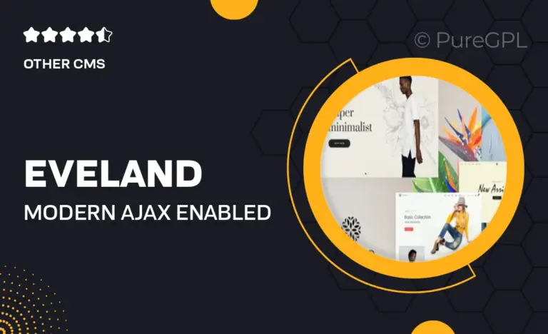 eveland modern ajax enabled shopify theme