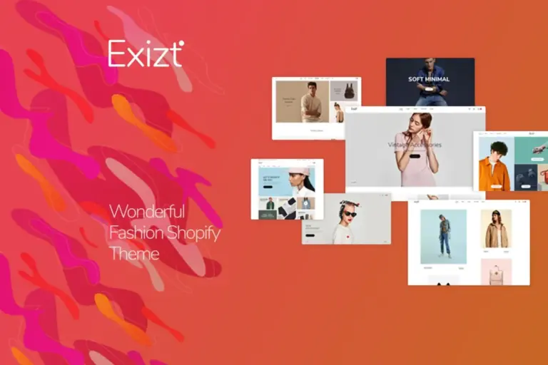 exist drag drop responsive shopify theme 1