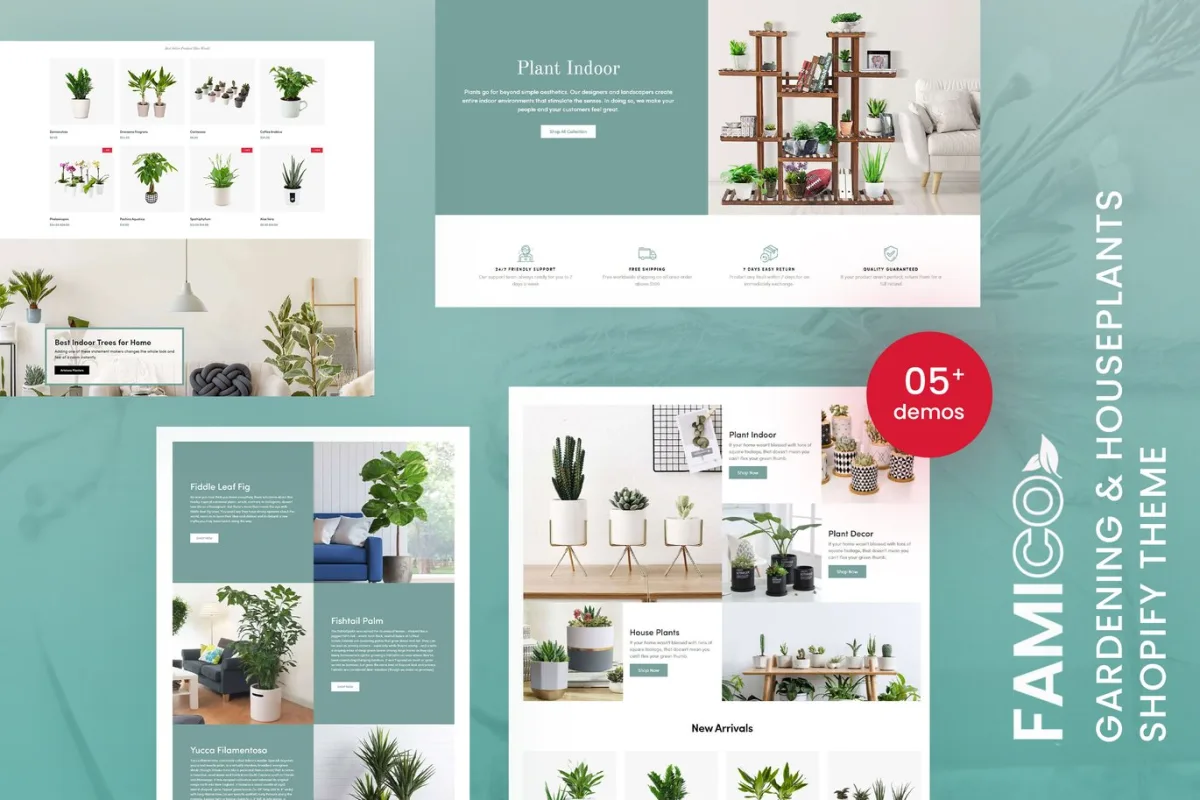Famico – Gardening & Houseplants Shopify Theme