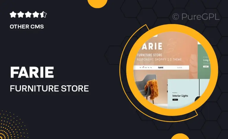 farie furniture store responsive shopify 2 0 theme