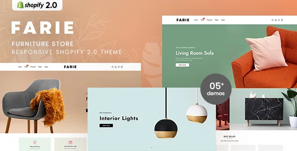 farie furniture store responsive shopify 20 theme