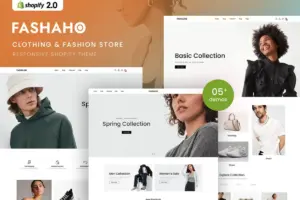 Fashaho – Clothing & Fashion Shopify 2.0 Theme