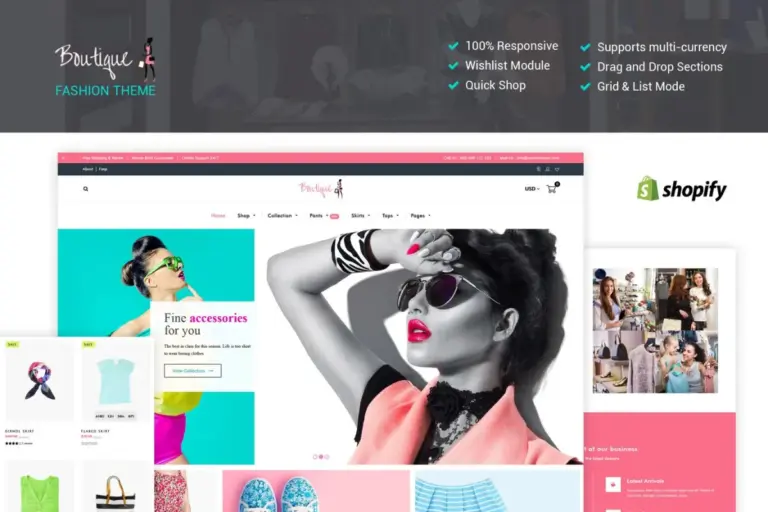 fashion boutique responsive shopify theme 1