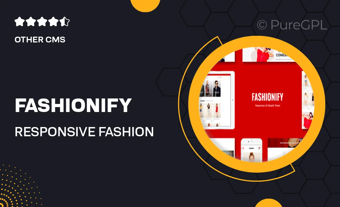 Fashionify – Responsive Fashion Shopify Theme