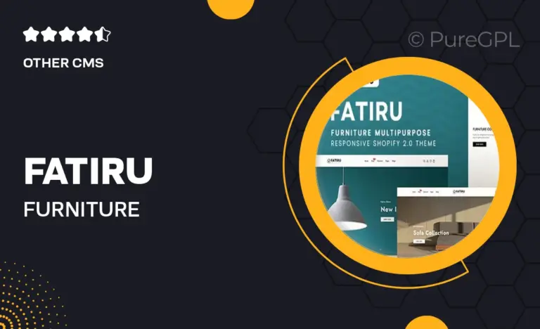 fatiru furniture multipurpose responsive shopify 2 0 theme