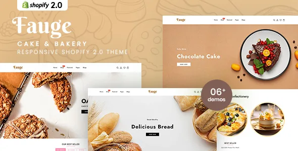 fauge cake bakery responsive shopify 20 theme