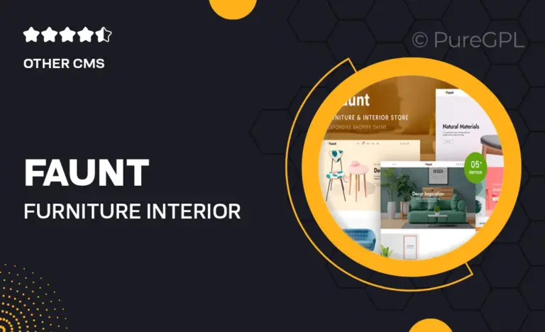 faunt furniture interior shopify 2 0 theme