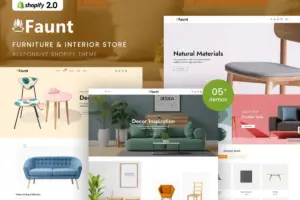 Faunt – Furniture & Interior Shopify 2.0 Theme