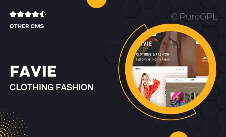 favie clothing fashion responsive shopify 2 0 theme