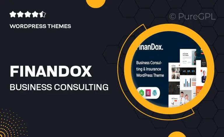 finandox business consulting wordpress theme