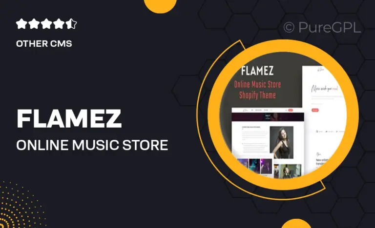 flamez online music store shopify theme