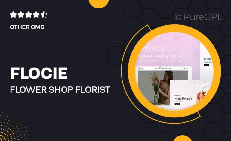 flocie flower shop florist responsive shopify 2 0 theme
